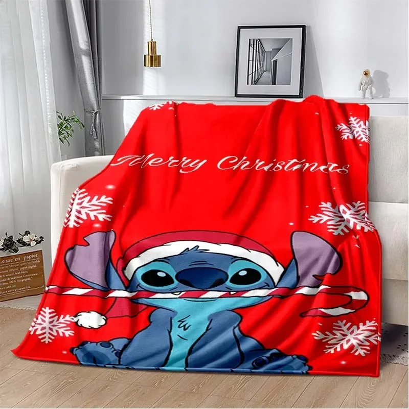 thumbnail image 1 of Manta de franela con patrón de puntadas de Disney, manta de forro polar, regalo para niños y adultos, sofá, ropa de cama, regalos para niños, 1 of 5