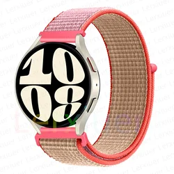 Nylon Loop Smartwatch Band - 20mm/22mm Bracelet Strap for 22mm (Neon Pink 53)