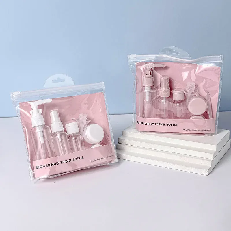 8Pcs Leak-Proof Travel Bottle Set, Refillable Cosmetic Containers for Lotion/Perfume/Portable Toiletry Kit All Travelers