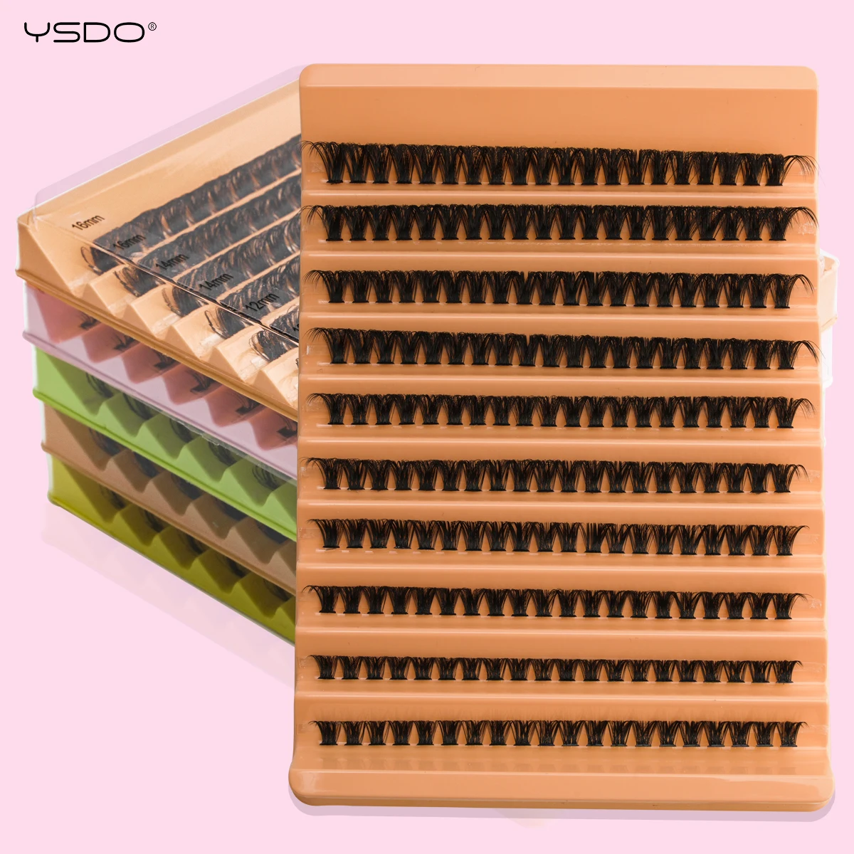 Description Picture 2 of item120/200Pcs Cluster Eyelash Extension Kit Individual Lashes Cluster Mix Lash D Curl Clusters Lashes Bond and Seal Makeup Tool Kit