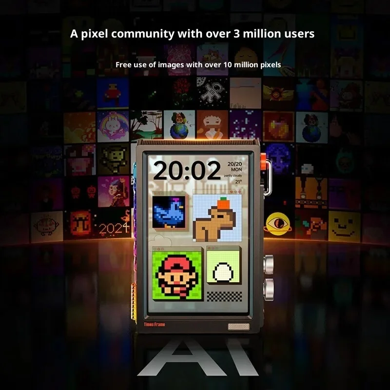 Divoom Times Frame Photo Storage Machine Electronic Floating Photo Frame Digital Photo Album Display Screen IPS Floating Screen view 4