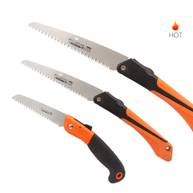 6" 8" 10" Folding Cutting Hand Folding Mini Saw with TPR Handle Collapsible Saw for Wood