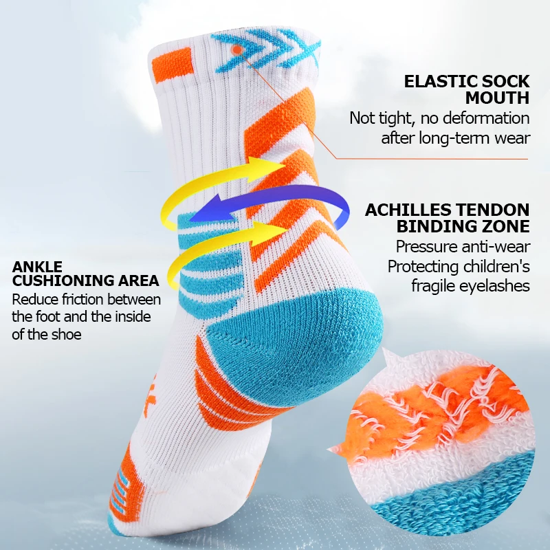 Professiona Roller skating socks Basketball Socks speed skating breathable boys Non-slip girls Child professional socks