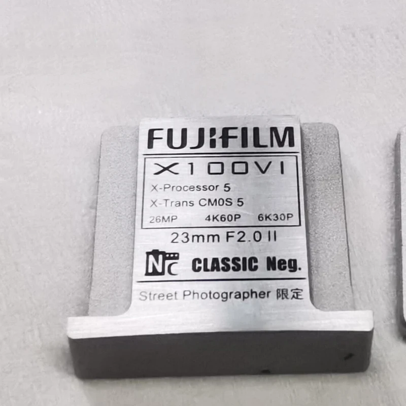 Roadfisher 금속 카메라 핫슈 보호 커버 캡 T자형 후지필름 후지 X100V..