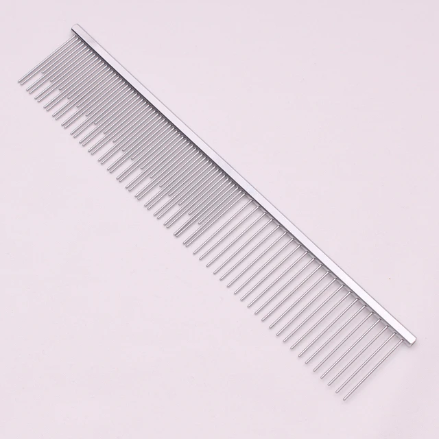 Copper Dog Grooming Combs For Pet Boundary Knot Massage Tools Professional Salon Cat Hair Cleaning Crescent Combs High Low Teeth 3