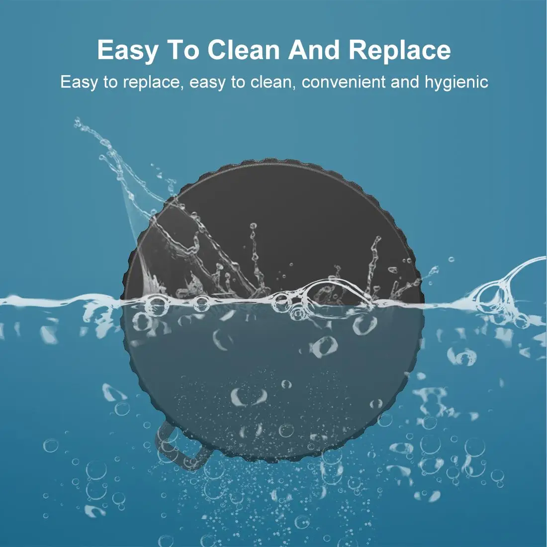 For DJI Osmo Action 6 PULUZ Silicone Lens Cap with Strap