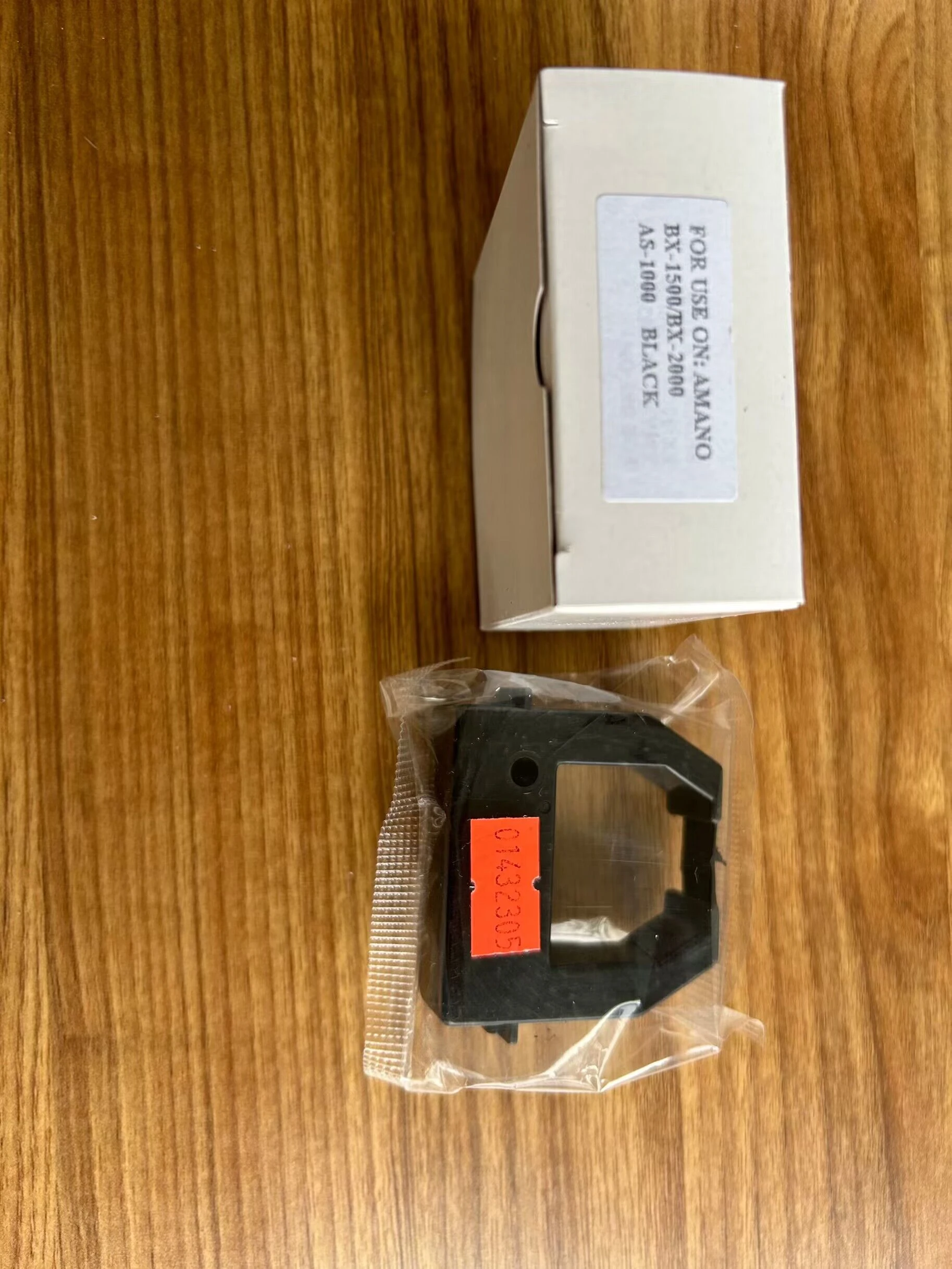 (まとめ) アマノ タイムレコーダー用インクリボンカセット 黒・赤 CE315250 1個 〔×5セット〕 - 1