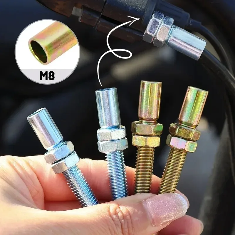 M8 Brake Cable Adjuster  Screw Replacement Part for Mountain Bike Road Motorcycle Clutch Cable Tension Adjustment Repair Tools