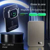 Magsafe PowerBank For Apple Watch 49 45 44 46mm Protable Wireless Charger For iPhone Serise Samsung batterie externe Power bank 1