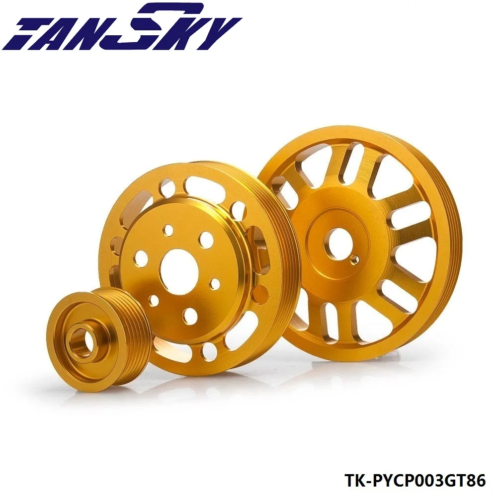 TANSKY Light Weight Crank Pulley Power Steering For Toyota GT86 Subaru BRZ Scion FRS TK-PYCP003GT86