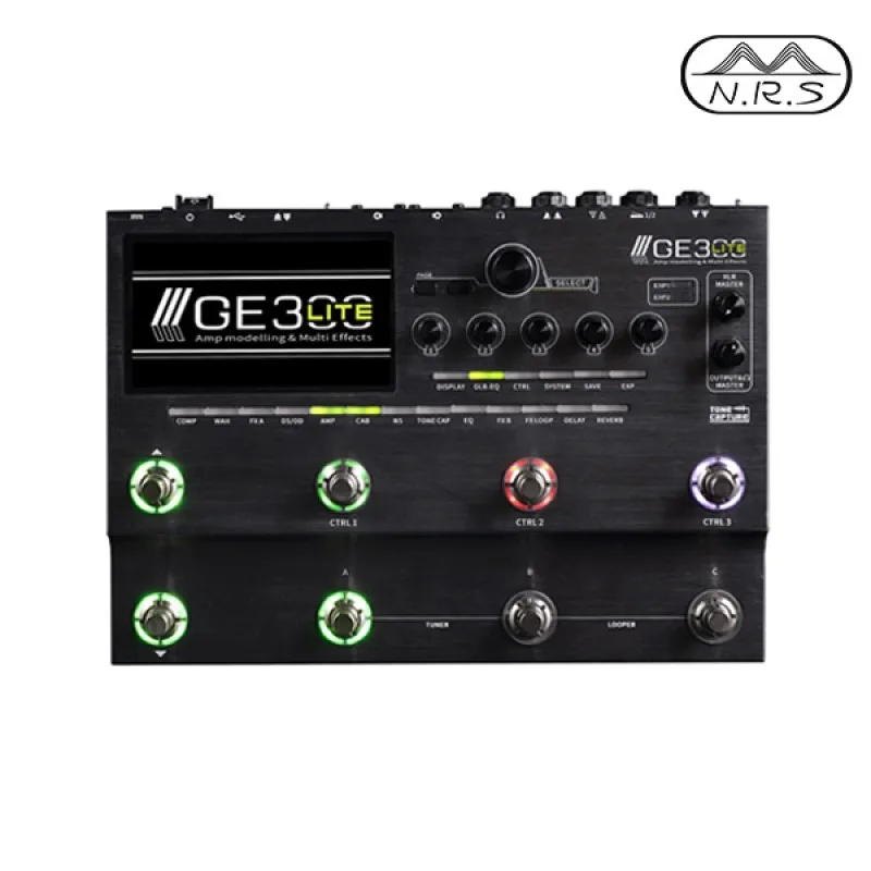 

MOOER GE300 Lite Guitar Multi Effects Pedal Amp Modelling Multi Effect Processor for Electric Guitar