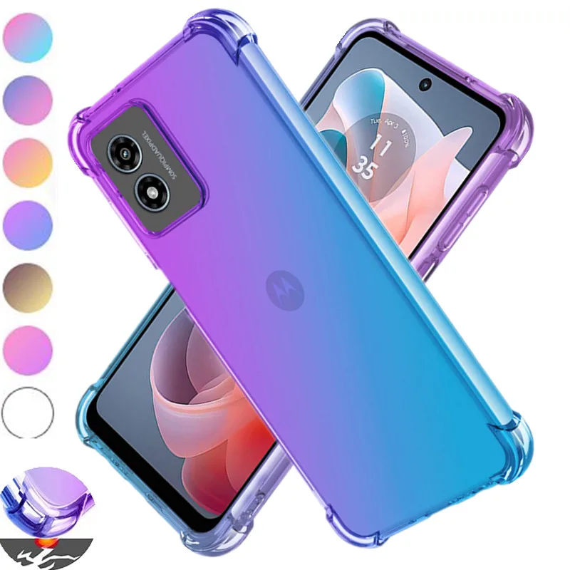 Shockproof Gradient TPU Case for Motorola Moto G Power 2025 G Play 2024 G Stylus 5G 2023 Protective Cover Funda Coque 1