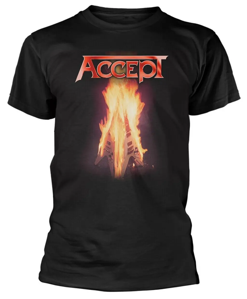 Accetta T-Shirt 'Flying V'-Nuova E Ufficiale