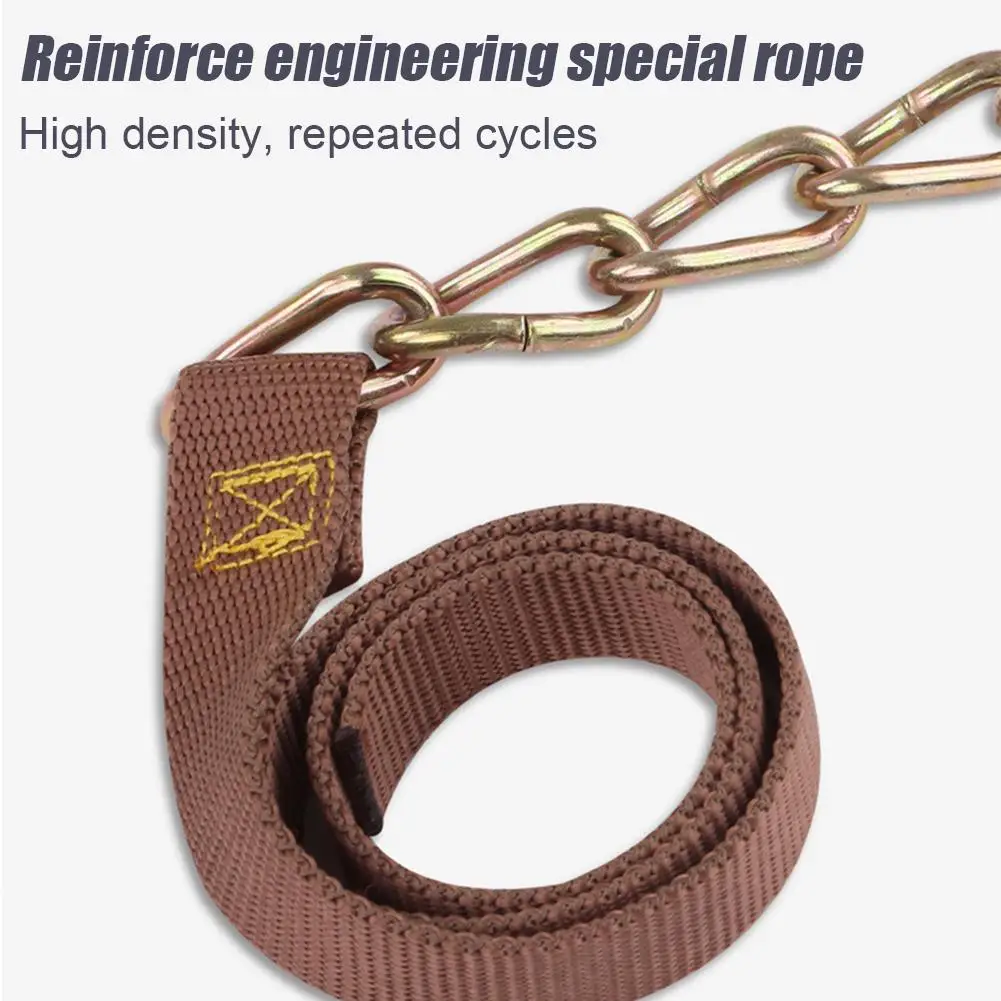 4Pcs Car Winter Snow Chains Iron Snow Chain Non-slip Chain Anti Skid Powerful Tire Wheels Truck Thicken Chains Supply