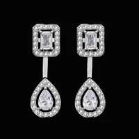 2024 New 4-piece Jewelry Set with Cubic Zirconia, Suitable for Women's Wedding Party Wedding Accessories Dubai, Saudi Arabia 5