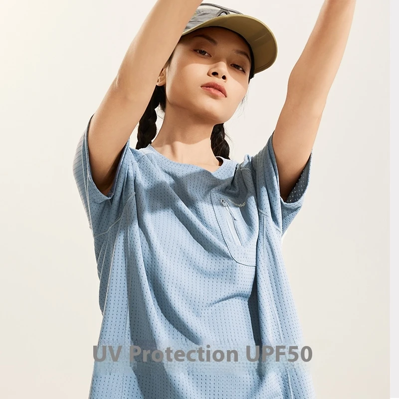 Naturehike Quick Drying T-shirts Short Sleeves Summer Sports UPF 50+ Fit Swimming Outdoor Camping Breathable Soft GYM Clothes