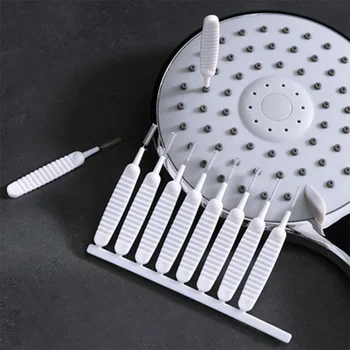 Detergente per soffione doccia spazzola in Micro Nylon per bagno spazzola per pulizia Anti-intasamento strumenti per il lavaggio del foro del telefono cellulare accessori per wc 1