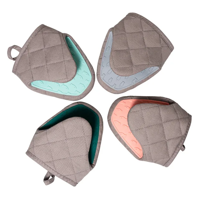1PC Silicone Kitchen Oven Gloves Mitts Potholder Silicone Anti-scalding Gloves Tray Dish Bowl Holder Oven Handschoen Hand Clip