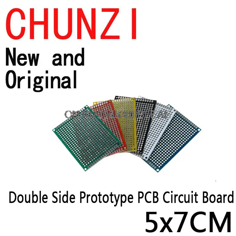 5x7CM57DoubleSidePrototypePCBDiyUniversalPrintedCircuitBoard