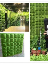  2/3/4/6Pockets Hanging Green Grow Bag Planter Vertical Garden Vegetable Living Garden Bag Planter Growing Bags Flowers Supply 