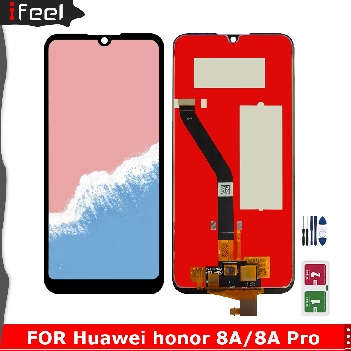 6.09 " LCD Display For Honor 8A LCD Display Touch Screen Digitizer JAT ...