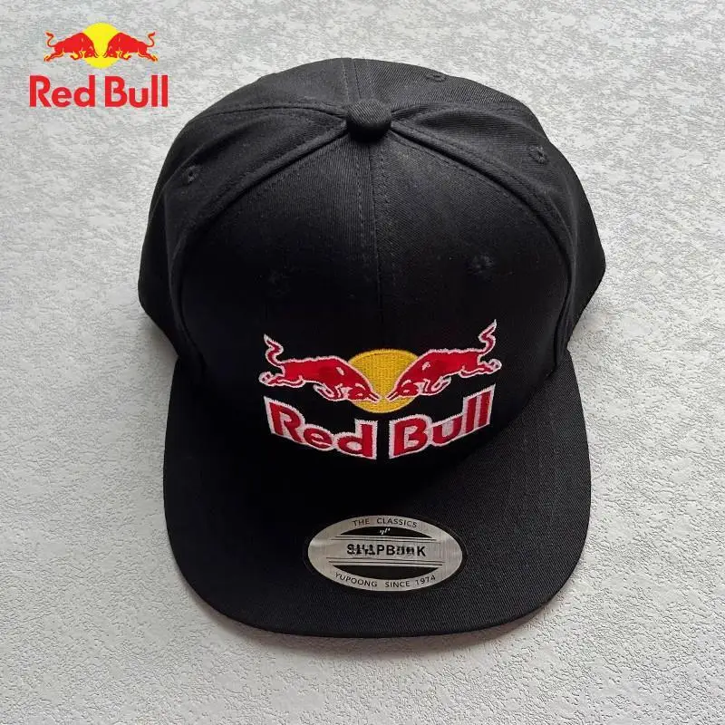 Fashionable letter embroidered Red Bull baseball cap for spring and autumn outdoor adjustable casual hat, sun protection hat 6