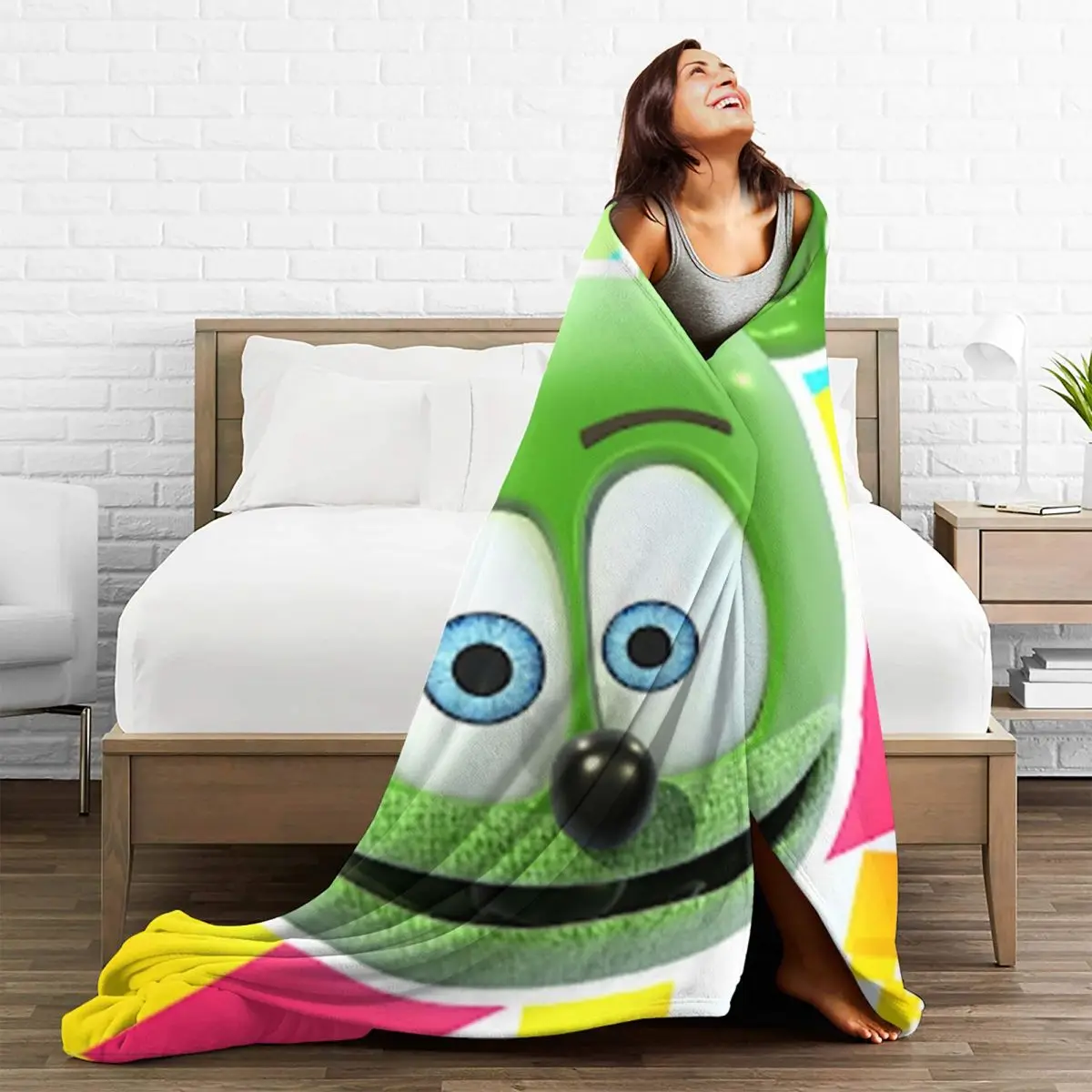 Gummibar (The Gummy Bear) Blankets Fleece Breathable Sofa Throw Blankets For Couch Bedding Office Throws Bedspread Quilt 5