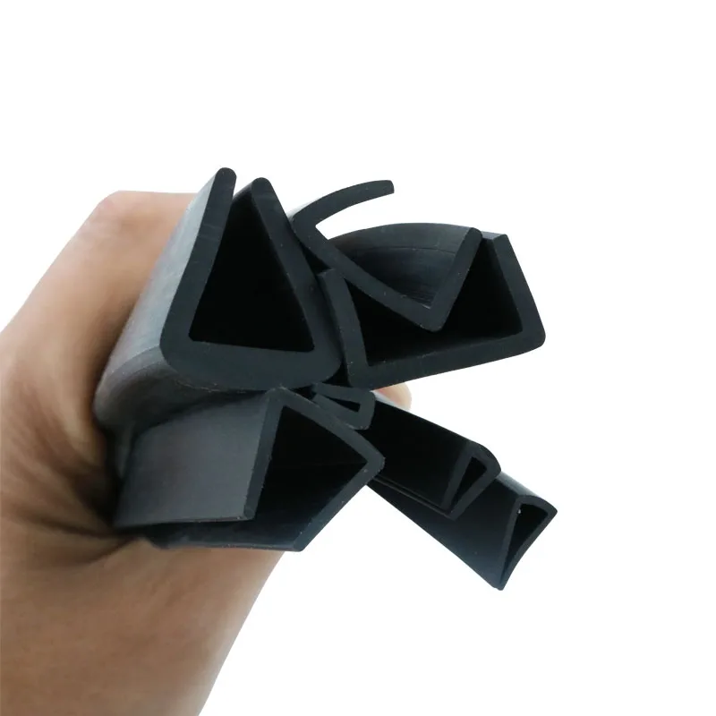 1M Groove 0.5mm to 40mm U Shaped Rubber Edges Sealing Strip Protector Edge Sealing For Car Doors Glass Metal Panel