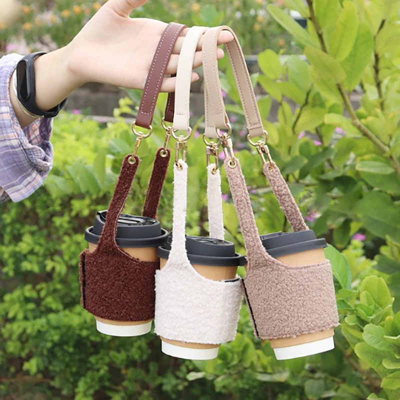 PortableDrinkHolderSleevesVacuumCupSleeveEcoFriendlyBeverage