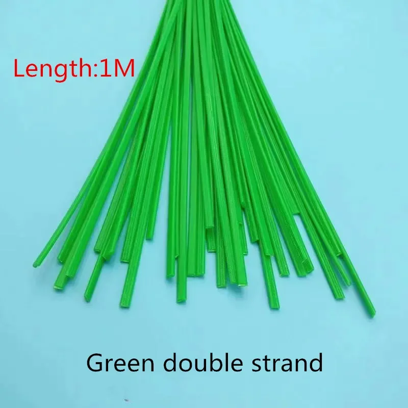 Plastic Welding Wire 2pcs PP plastic welding rod for car bumper double-strand welding rod red yellow blue green black and white color PP