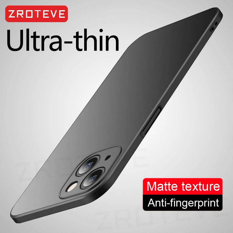 iphone 11 Pro Max  lifeproof case For iPhone13 Case ZROTEVE Luxury Slim Frosted Hard PC Cover For Apple iPhone 13 12 11 Pro Max iPhone12 Mini iPhone11 Phone Cases iphone 11 Pro Max  case