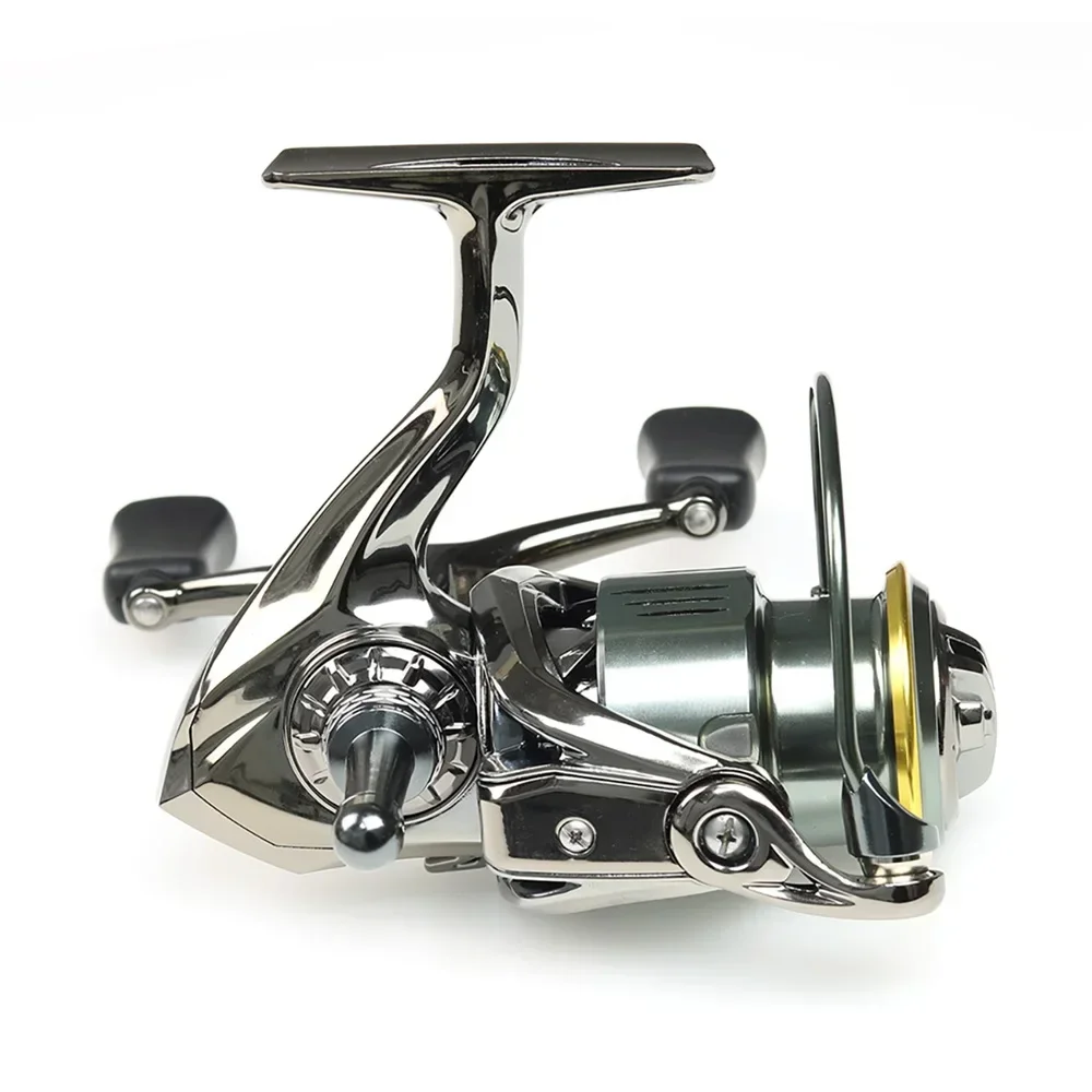 

High Speed Spinning Fishing Reel Max Drag 8-12KG Metal Spool 5.2:1 Gear Ratio Carp Saltwater Accessories 1000 2500 3500 Series