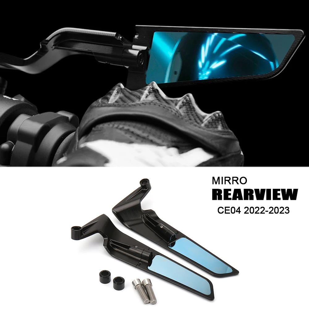 

CE04 Accessories Mirrors Stealth For BMW CE 04 New Motorcycle Mirrors Sports Winglets Mirror Kit Adjustable Mirrors Wing Mirrors