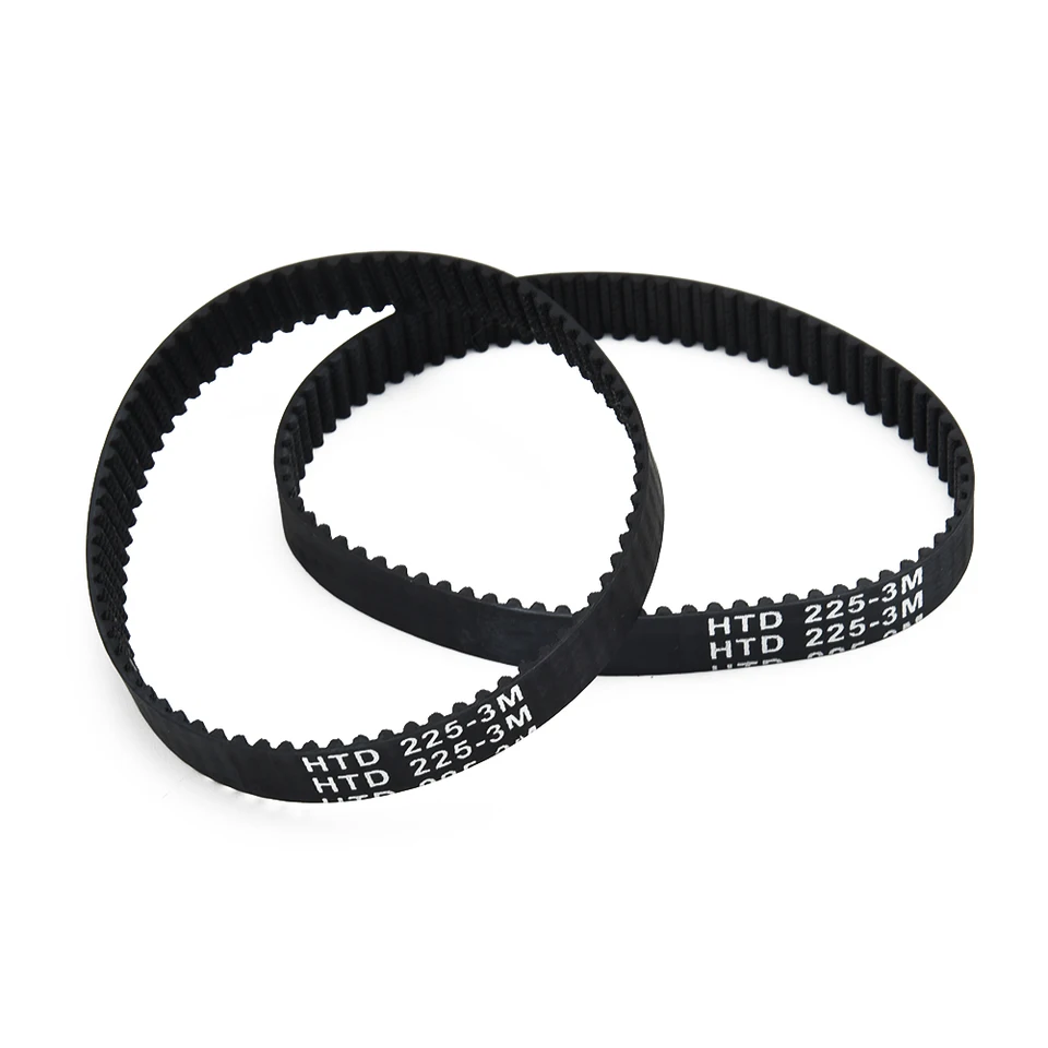 Ruimou 2 cinghie di trasmissione per pialla 2604736001 (circonferenza 225 mm, larghezza 9 mm) compatibile con Bosch PHO1 PHO100 PHO15-82 PHO16-82 PHO20-82