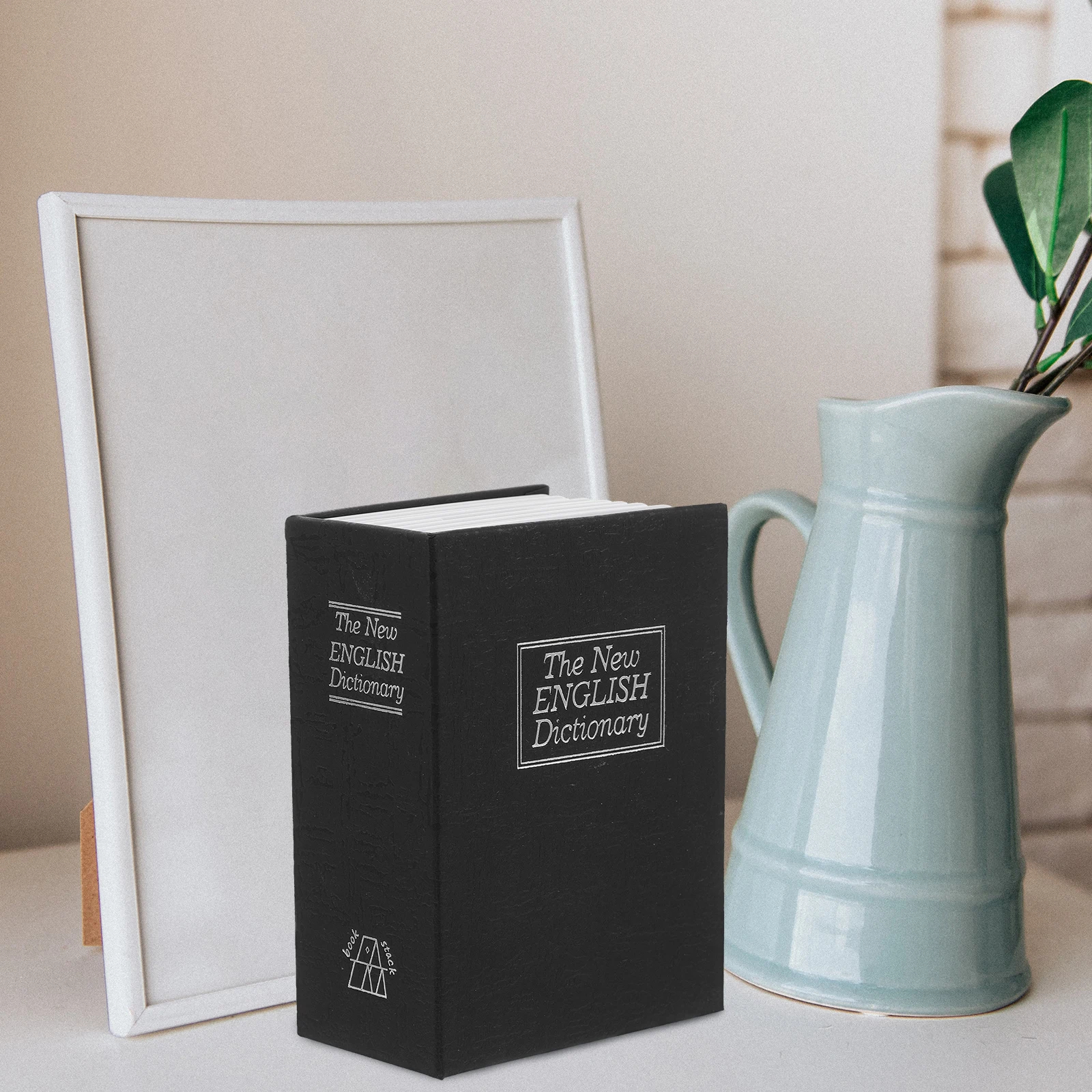 시뮬레이션 된 책 돈 은행 현금 동전 보관을위한 레트로 금고 빨간색 미니 클래식 저축 컨테이너 장식 선물  아이디어-Freehip.co.kr