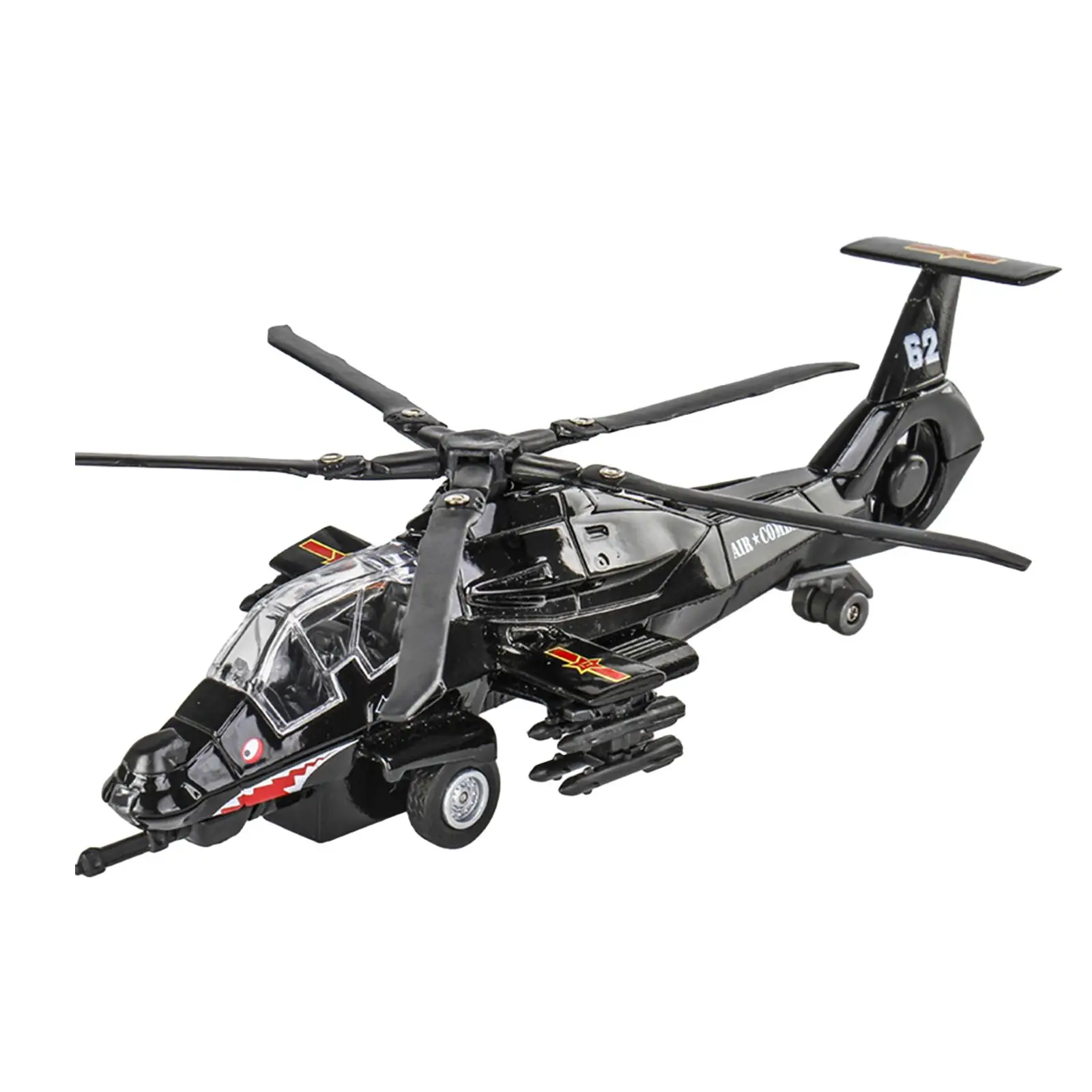 

Diecast Toy Helicopter Miniature Helicopter Toy with Lights Sounds Fireplace