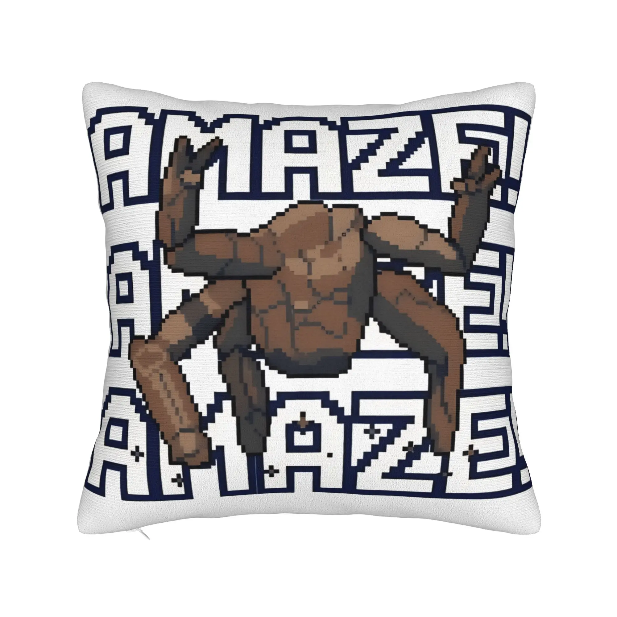 Custom Kawaii Pillow Cover for Living Room Chair - Project Hail Mary Design Featuring Rocky Ball