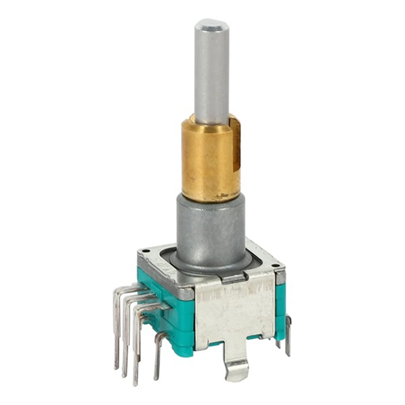 

10PCS EC11EBB24C03 Dual Axis Encoder With Switch 30 Positioning Number 15 Pulse Point Handle 25Mm