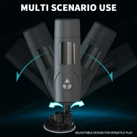 High Speed Automatische Thrusting Kolben Stroker Masturbator Teleskop Vagina Blowjob Masturbation Sex Maschine Sex Spielzeug für Männer 18 4