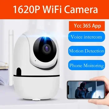 IP Camera YCC365 Plus Smart Home 1080P HD Security camera Auto Tracking Network Wireless Surveillance Night Vision WiFi Camera 1