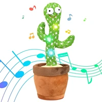 A talking cactus toy that can be charged, recorded, and repeated. Suitable for Spanish, English, and Arabic voice changer 2