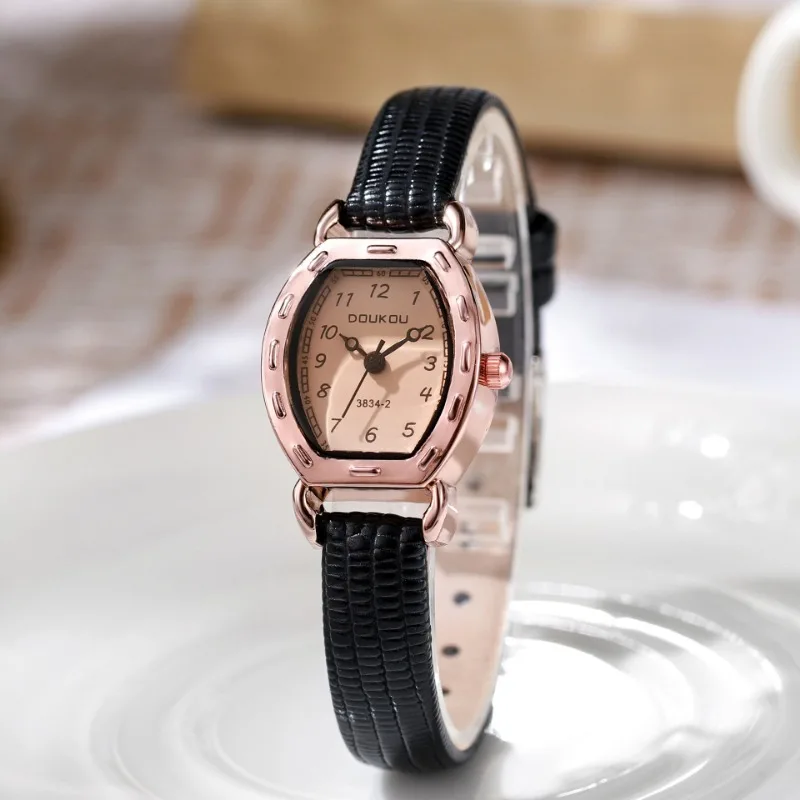 Women's Retro Belt Watch, Silent Quartz Watch