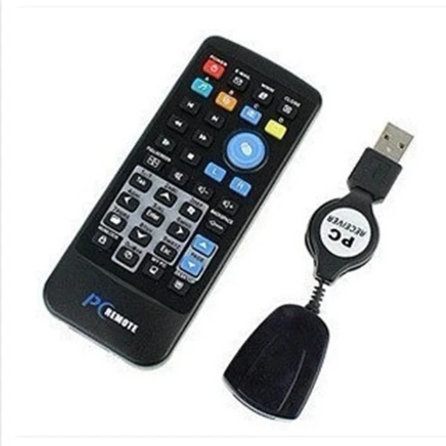 Le sans - fil usb pc contrôleur à distance media center souris contrôleur  télécommande pour ordinateur portable - Cdiscount TV Son Photo