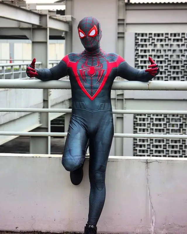 The Amazing Spiderman Costume Halloween Cosplay Bodysuit Peter Parker Kids  & Adults Costume 