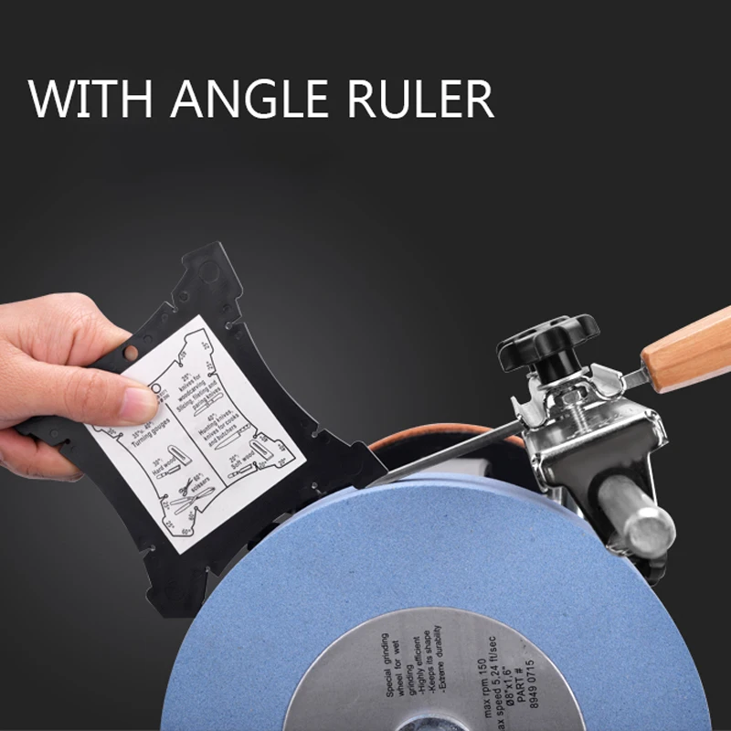 H8 8inch Low-Speed Water-Cooled Knife Sharpener For Household Woodworking Tools Engraving Knives Chisels Electric Knife Grinder 5