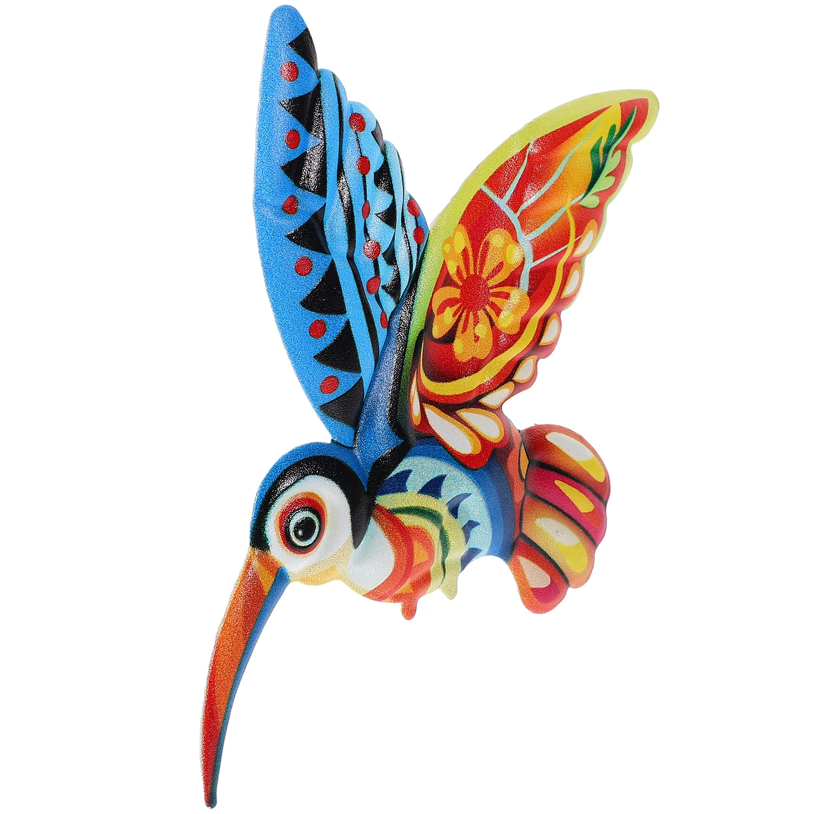 

Metal Bird Sculpture Wrought Iron Hummingbird Wall Hanging Retro Home Decor Outdoor