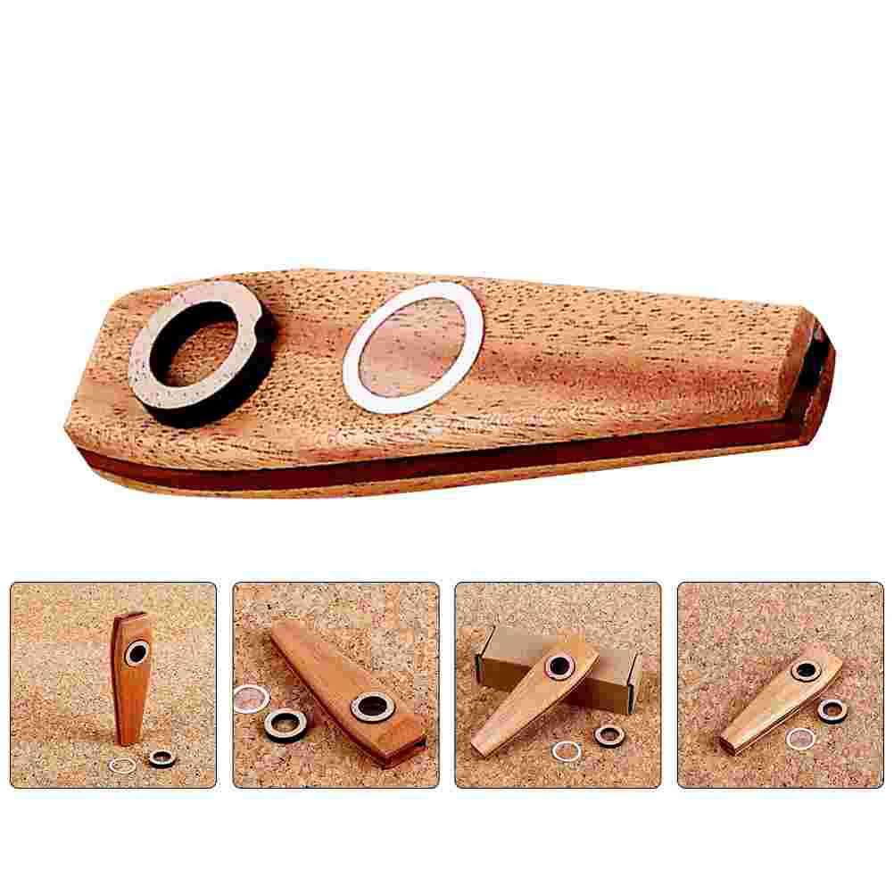 

Kazoo Wood Kazoo Flute Orff Musical Instrument Guitars Ukulele Partner Easy to Play, Kazoo for Kids