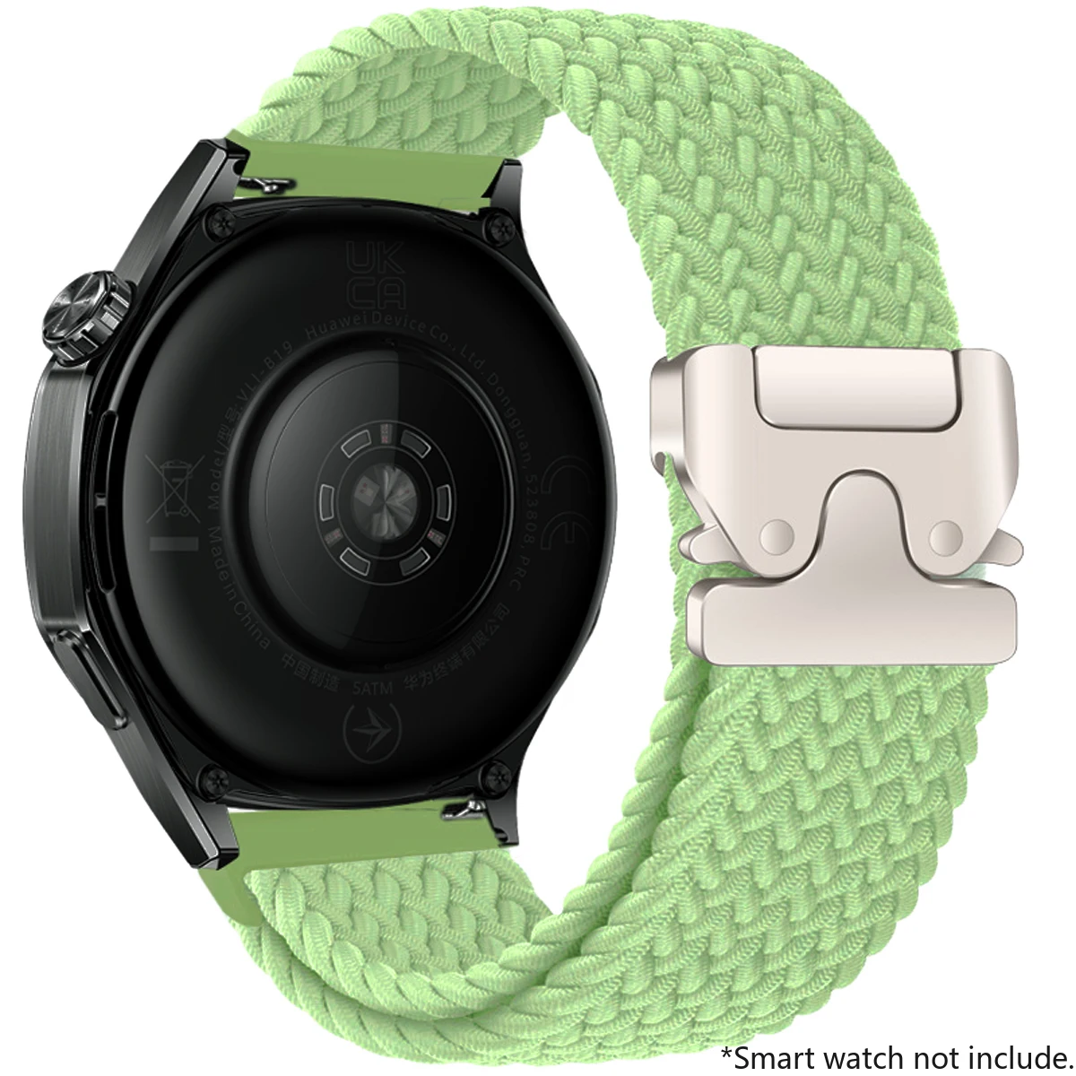 Nylon Braided Loop Strap with Parachute Buckle Bracelet Band