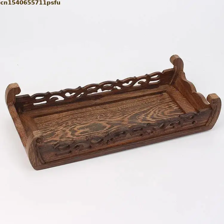 Holz-Pflanzenständer in Verschiedenen Größen (4 Größen) - Vielseitig Einsetzbar für Aquarien, Süßigkeitentische & Teesets | Robuster Sockelständer – Detail 6