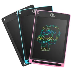 Planche à dessin électronique pour écriture à la main, tablette d'écriture colorée, graphique numérique, avec stylo, écran LCD de 8,5 pouces 